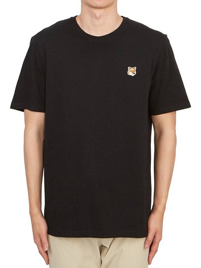 Fox Head Patch Classic Short Sleeve T-Shirt Black - MAISON KITSUNE - BALAAN 2