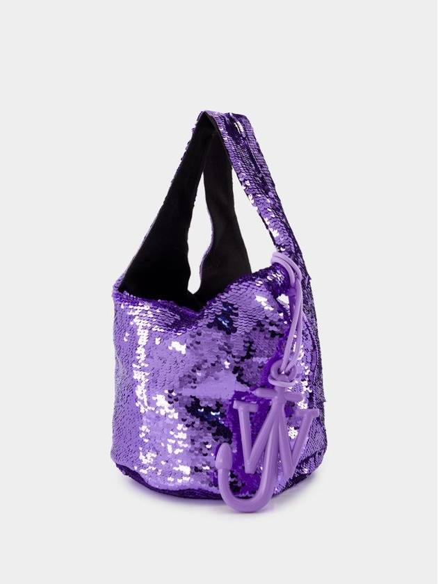 Mini Sequin Crossbody - J.W. Anderson - Leather - Purple - JW ANDERSON - BALAAN 2