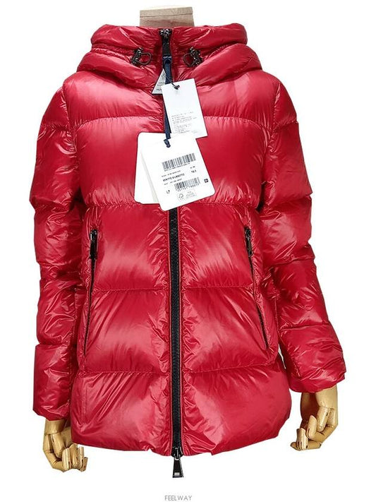 SERITTE Hooded Short Padding Red - MONCLER - BALAAN 2