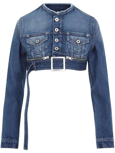 Jean Paul Gaultier Super Cropped Denim Jacket Clothing - JEAN PAUL GAULTIER - BALAAN 1