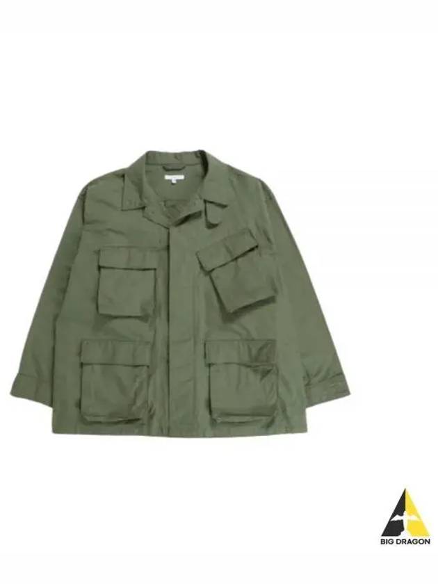 BDU Jacket Olive Cotton Ripstop 24S1D002 OR174 CT010 - ENGINEERED GARMENTS - BALAAN 1