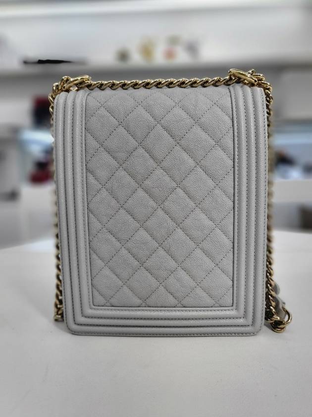 Boy Caviar Flap Gold Cross Bag AS0130 - CHANEL - BALAAN 6