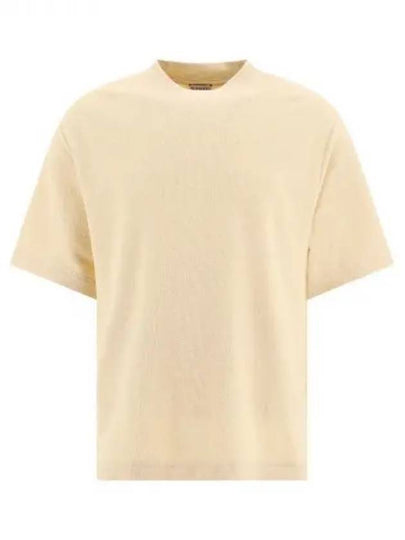 EKD Logo Cotton Terry T Shirt 270229 - BURBERRY - BALAAN 1