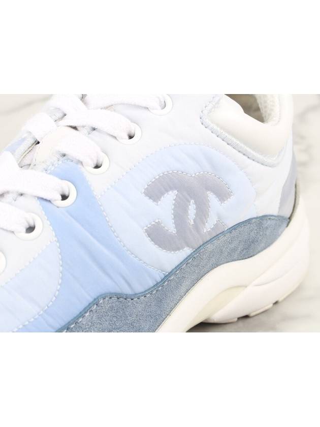 CC logo cruise sneakers blue 36 230 - CHANEL - BALAAN 7