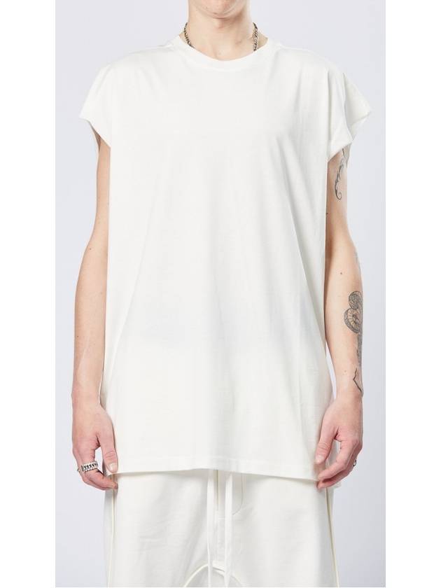 Oversized sleeveless top t shirt cream mts 787 - THOM KROM - BALAAN 1