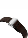 Jazzmaster Open Heart Automatic Leather Watch Brown Silver - HAMILTON - BALAAN 4