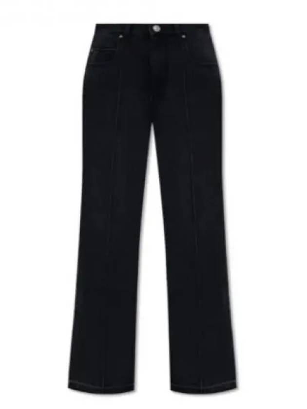 Noldy Denim Wide Jeans Black - ISABEL MARANT - BALAAN 2