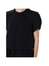 Tulle layered hem decoration t shirt 24P3MT002CT1 - NOIR KEI NINOMIYA - BALAAN 3