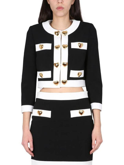 Outerwear 05250424 4555 BLACK - MOSCHINO - BALAAN 2