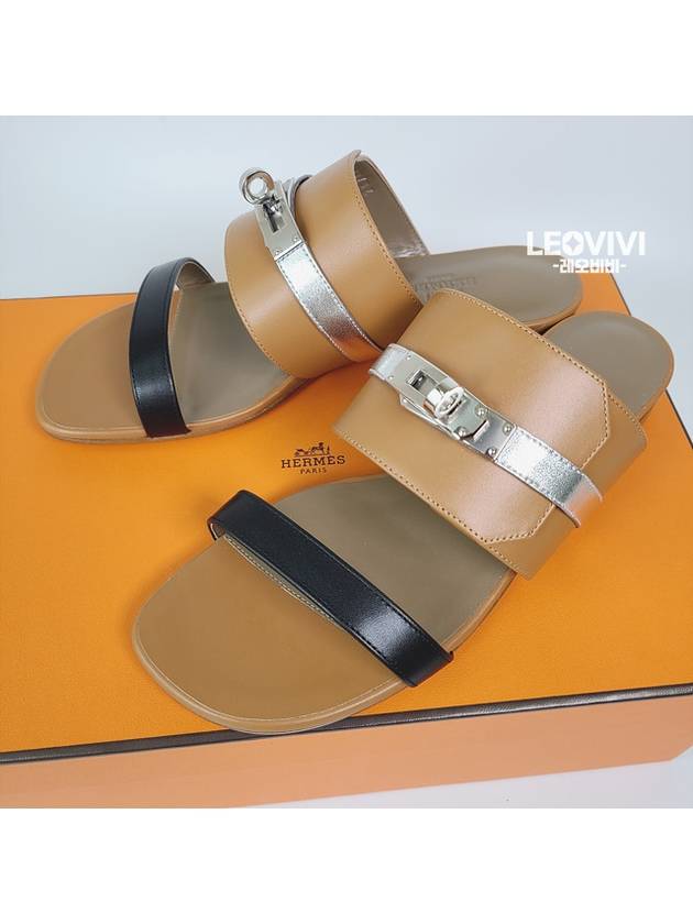 Avenue Sandals Multi Natural H201079Z - HERMES - BALAAN 8