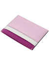 Saffiano Color Block Card Wallet Pink - MARNI - BALAAN 5