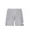 Logo Patch Flat Nylon Swim Shorts Grey - CP COMPANY - BALAAN 2