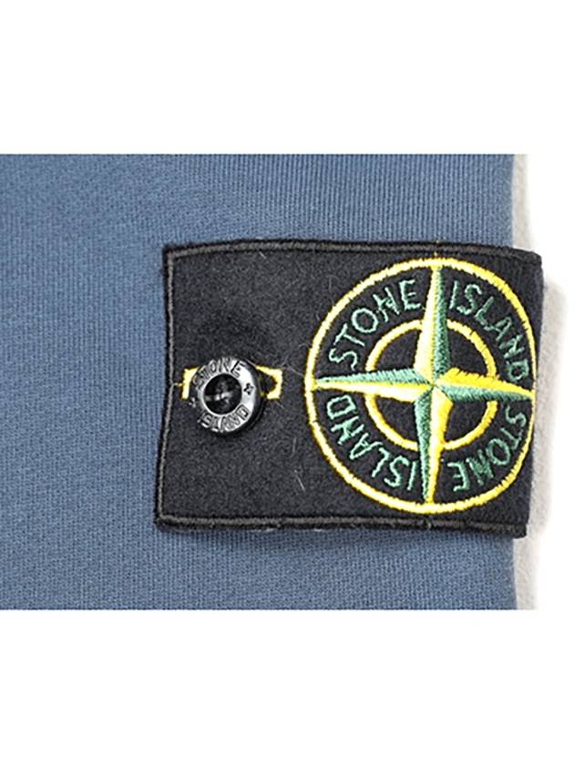 Garment Dyed Cotton Crewneck Sweatshirt Navy - STONE ISLAND - BALAAN 5