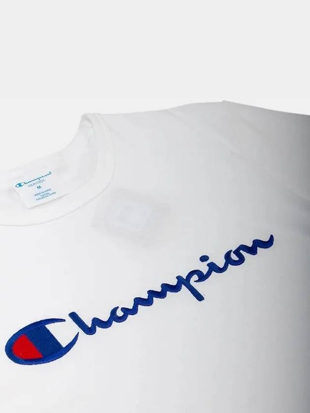 Big Script Short Sleeve TShirt 210972 - CHAMPION - BALAAN 3