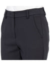 Weekend Women's Lana Rana Canvas Slacks Navy - MAX MARA - BALAAN.