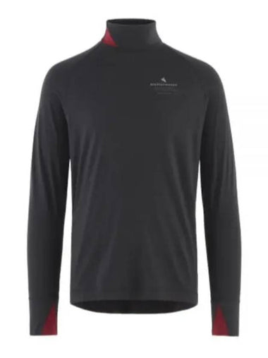 Men's Fafne Turtleneck Long Sleeve T-Shirt Raven - KLATTERMUSEN - BALAAN 1