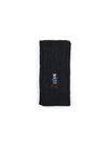 Embroidered Bear Cable Knit Wool Muffle Black - POLO RALPH LAUREN - BALAAN 2