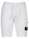 Waffen Patch  Fleece Bermuda Shorts Ice - STONE ISLAND - BALAAN 2