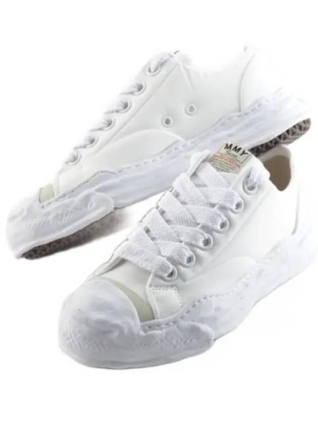 A11FW723 WHITE Hank OG Sole Nylon Puffer Low Top Sneakers - MIHARA YASUHIRO - BALAAN 1
