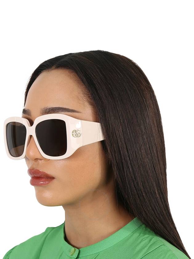 logo decorated oversized frame sunglasses GG1402S - GUCCI - BALAAN 3