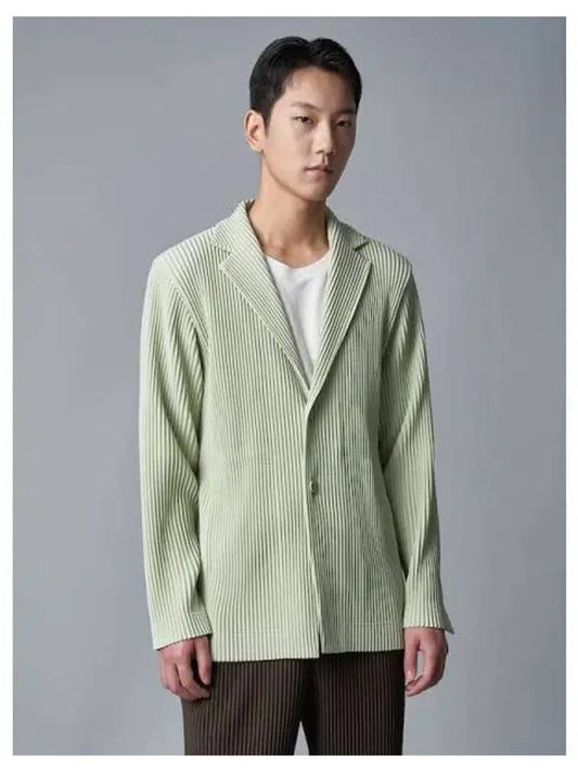 Tailored Pleats 1 Standard Spring Fall Jacket Light Green Domestic Product - ISSEY MIYAKE - BALAAN 1
