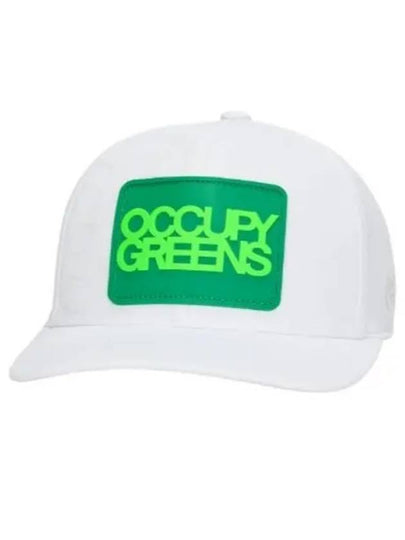 Occupy Greens Stretch Twill Ball Cap Snow - G/FORE - BALAAN 2