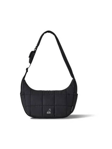 WH Uni Puffer Cross Bag L 3330 Black - KANGOL - BALAAN 1