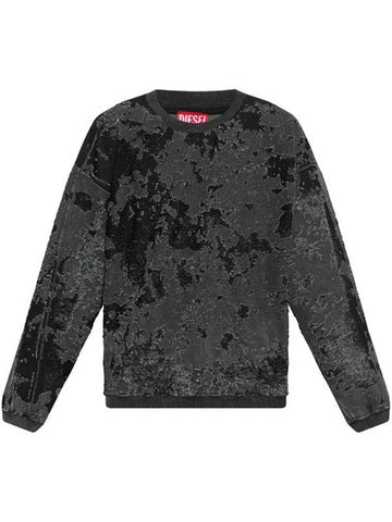 Diesel  Sweatshirt With Used Effect - DIESEL - BALAAN 1