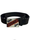 Logo Suede Belt Black - DSQUARED2 - BALAAN 2