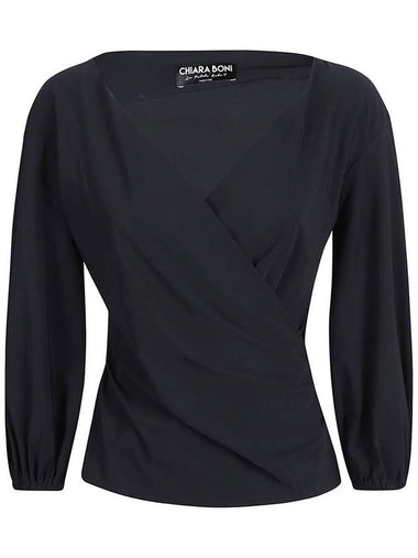 Chiara Boni La Petite Robe Top Black - CHIARA BONI - BALAAN 1