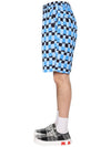 Check Print Bermuda Shorts Blue - MARNI - BALAAN 3