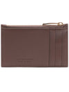 Intrecciato Zipper Card Wallet Taupe Grey - BOTTEGA VENETA - BALAAN 5