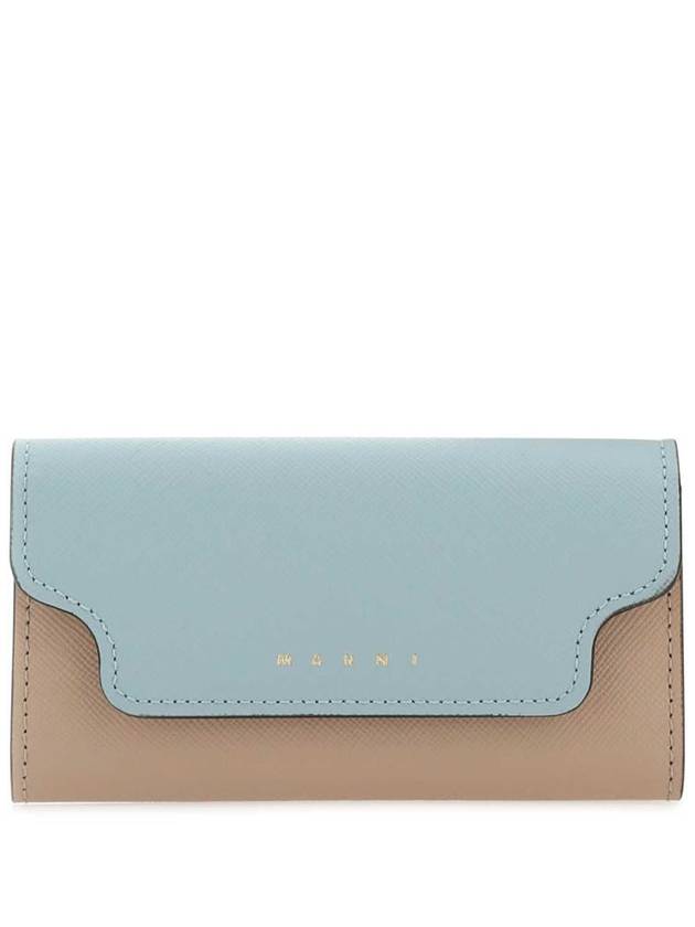 two-tone leather key holder PCMO0017U1LV520 - MARNI - BALAAN 2