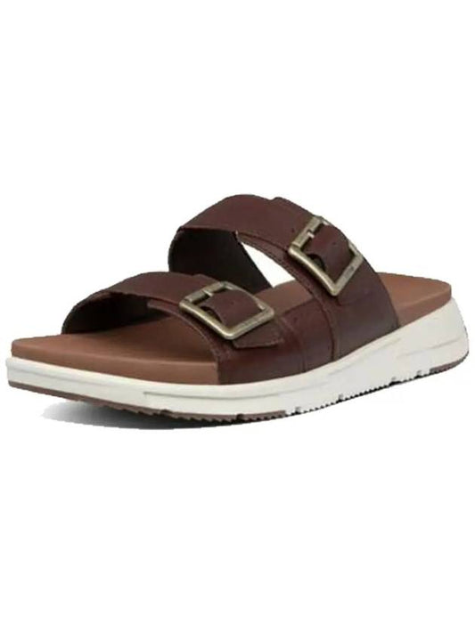 Arlo Slide Brown Leather Men - FITFLOP - BALAAN 1