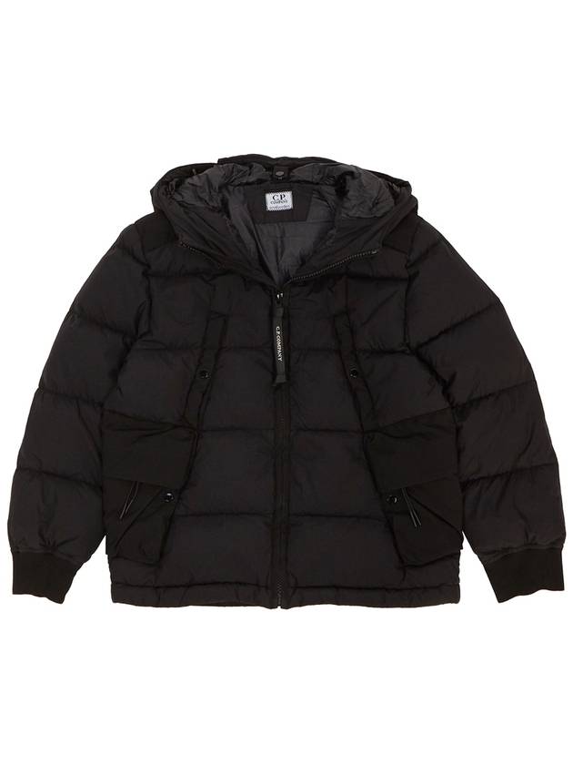 Kids Jacket 15CKOW008B005783M 999 BLACK - CP COMPANY - BALAAN 3