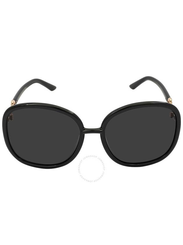 Eyewear Square Horn-Rim Sunglasses Black - GUCCI - BALAAN 2