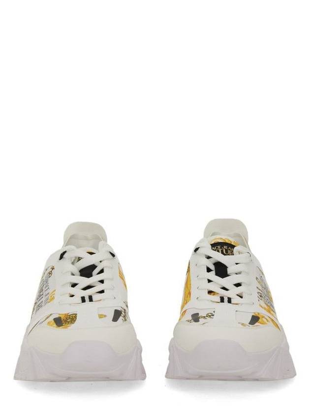 Versace Jeans Couture Sneaker With Logo - VERSACE - BALAAN 3