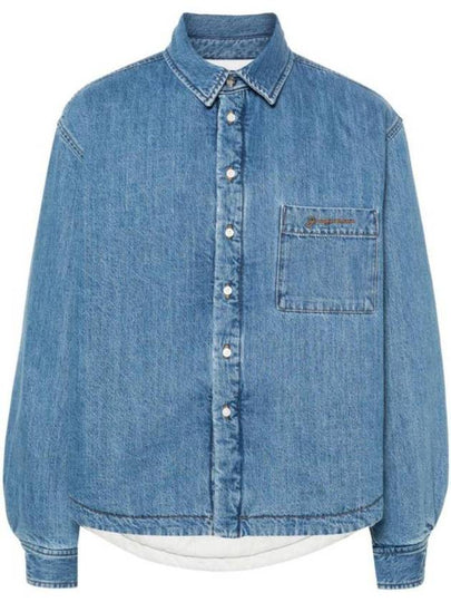 La Chemise Boulanger Long Sleeve Shirt Blue - JACQUEMUS - BALAAN 2