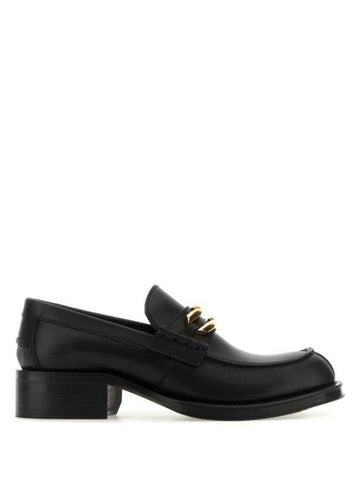 Loafer FWSHGL02CARBA23 10 Black - LANVIN - BALAAN 1