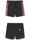 Men's Logo Patch Swim Shorts Navy - MONCLER - BALAAN 5