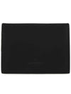 VLTN Leather Card Wallet Black - VALENTINO - BALAAN 3