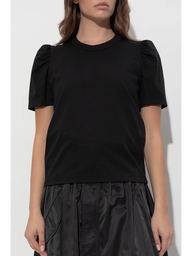 Comme Des Garçons Noir Kei Ninomiya Cotton T-shirt, Women's, Black - COMME DES GARCONS - BALAAN 3