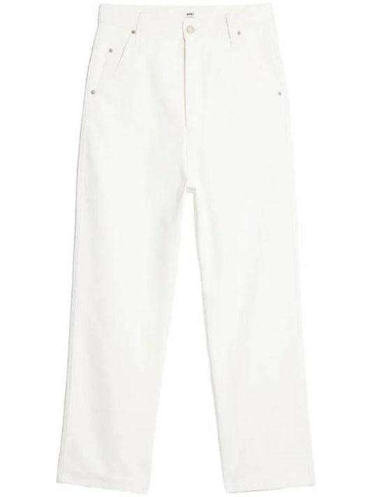 Alex Fit Straight Jeans White - AMI - BALAAN 1
