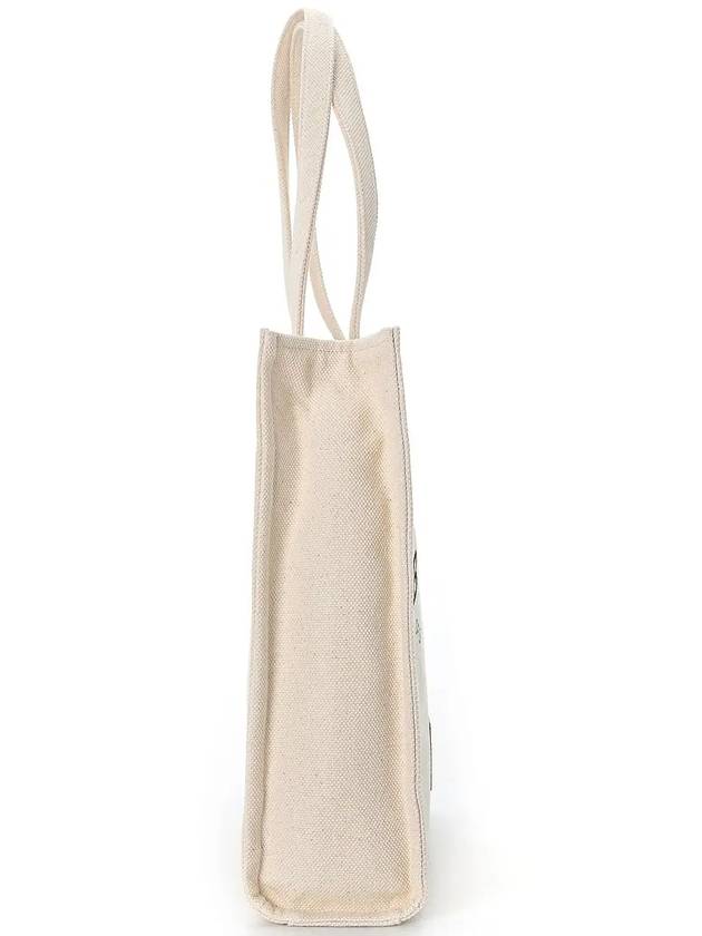 Crystalia Logo Fabric Tote Bag White - BALLY - BALAAN 3