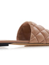 Padded Quilted Slippers Beige - BOTTEGA VENETA - BALAAN 11