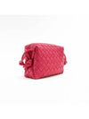 Intrecciato Loop Small Leather Cross Bag Pink - BOTTEGA VENETA - BALAAN 3