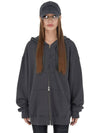 IHD002 4 Signature Graphic Hooded Zip-up Charcoal - ITZAVIBE - BALAAN 1