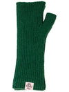 Rib hand warmer Green - THE GREEN LAB - BALAAN 7