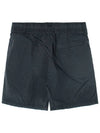 Men's Logo Patch Nylon Swim Shorts Steel Grey - STONE ISLAND - BALAAN.