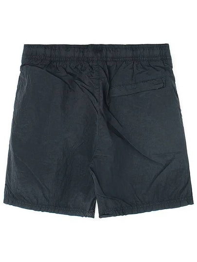 Men's Logo Patch Nylon Swim Shorts Steel Grey - STONE ISLAND - BALAAN 3